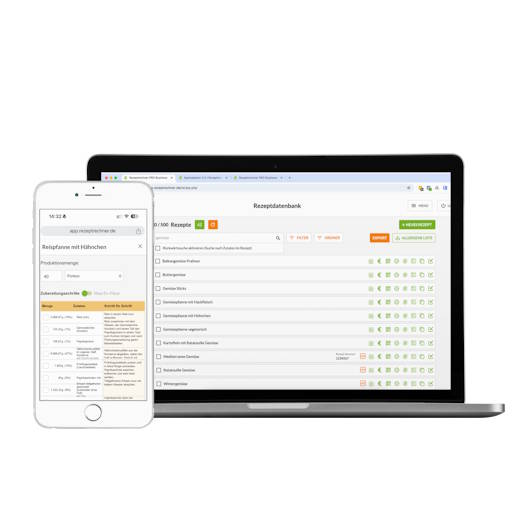 Rezeptrechner in der Gemeinschaftsverpflegung Rezeptrechner Tina Heidorn Advertorial CM 6-25