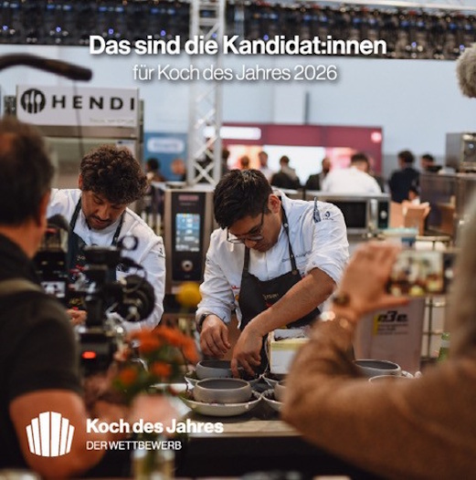 Beim „Koch des Jahres 2026“ kämpfen 16 Talente um das Finale Koch des Jahres