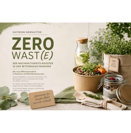 Zero Waste – der Nachhaltigkeits-Booster in der Betriebsgastronomie Zero Waste für CM Fokus NL Bild