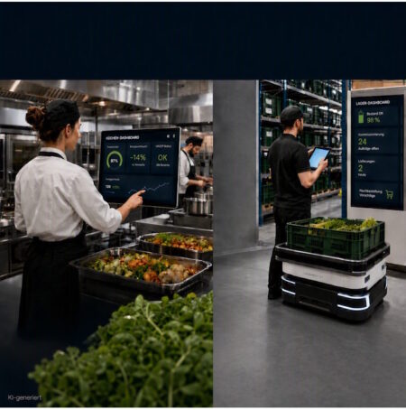 Marktimpulse – Welche Technologien Küche & Lager 2026 voranbringen können KI-generiert; Marktimpulse; Catering Management